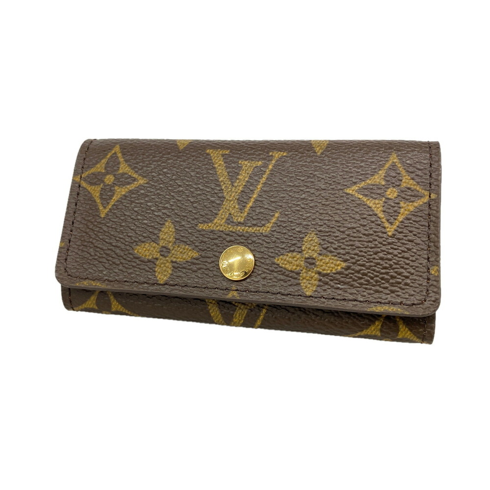 Louis Vuitton Accessory Key Case Monogram Multicles 4 M69517 Brown Men's/Wome...